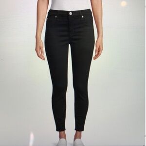 NWT Hudson Natalie Mid Rise Ankle Skinny Black